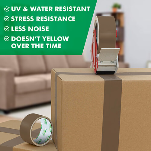 3 - Clover Packaging Ltd Brown Tape List of 4 Qualities