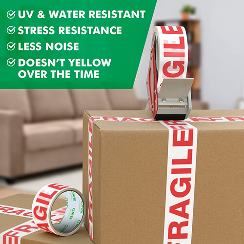 3 - Clover Packaging Ltd Fragile Tape List of 4 Qualities