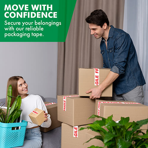 6 - Clover Packaging Ltd Fragile Tape - Move with Confidence