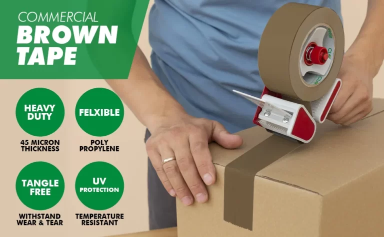 Clover Packaging Brown Tape